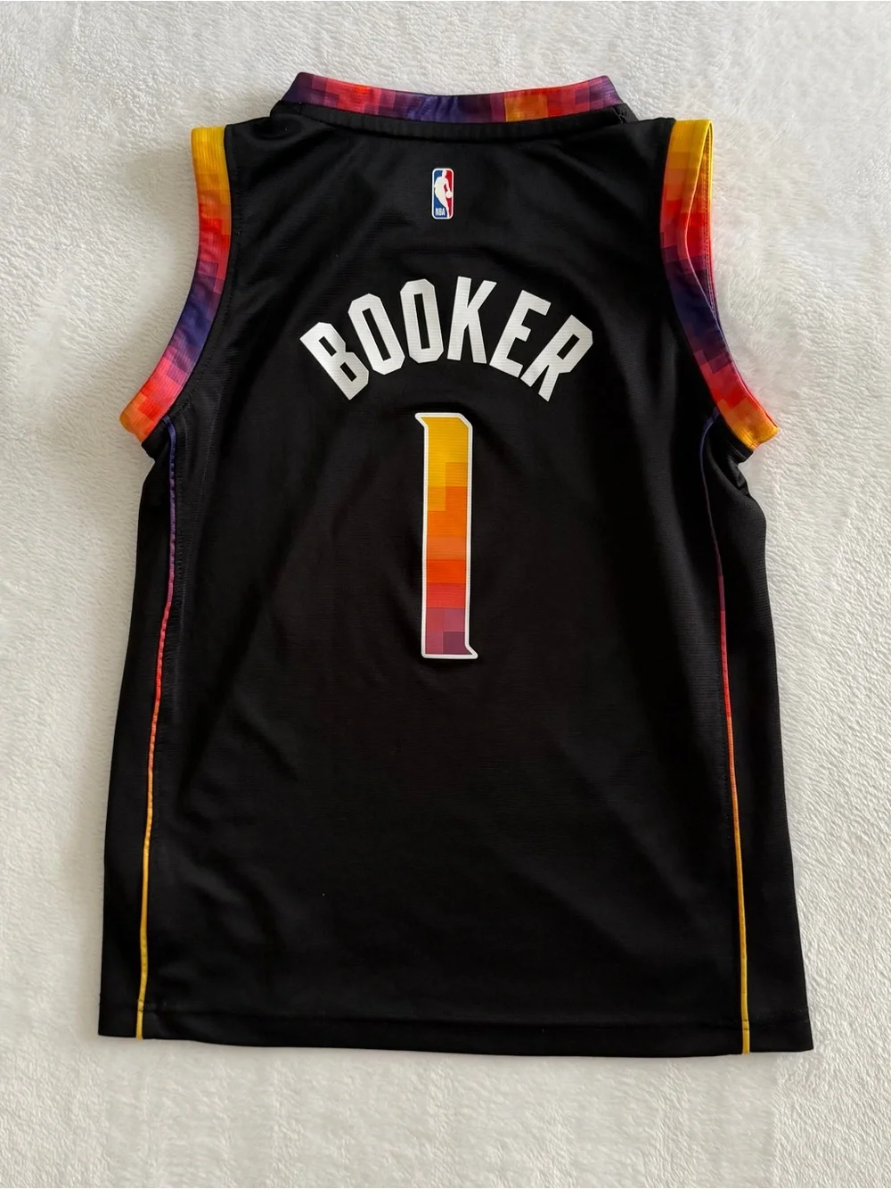 Fanatics Devin Booker #1 NBA Phoenix Suns Statement Edition Jersey Youth Large